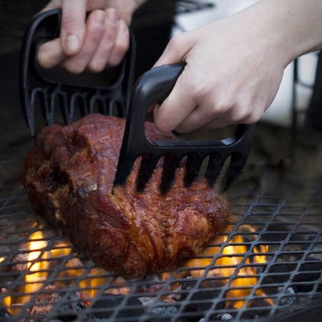 KAVAVO Griffes d'Ours BBQ pour Le Porc effiloché, Griffes déchiqueteuse de  Viande BBQ, Griffes de Patte de Viande d'Ours, Barbecue fumée Accessoires  de Gril : : Jardin