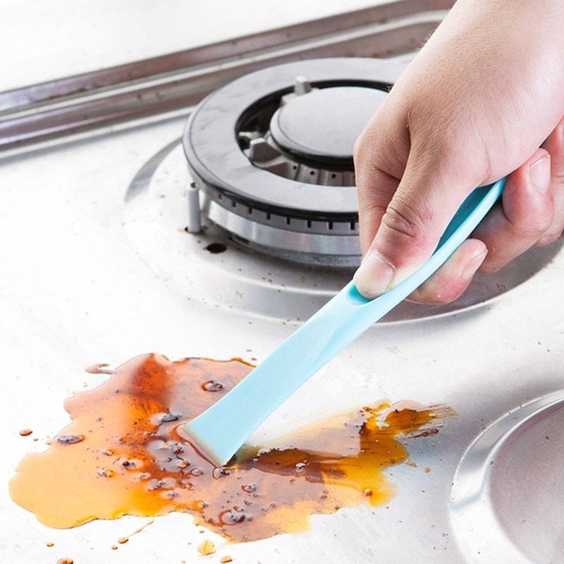 2pcs Grattoir de nettoyage Grattoir de cuisine en acier inoxydable pour  nettoyer les taches et congeler sur les cuisinières, réfrigérateurs, fours  et