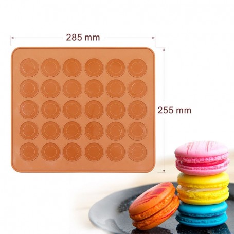 Tapis silicone pour macarons - Silikomart