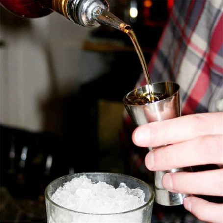 Doseur à cocktail - Bar Buddy - Verre doseur - 25-50 ml - Inox