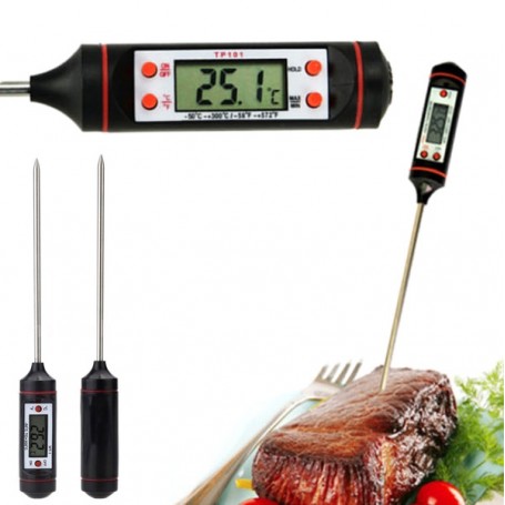 Thermomètres à viande Thermomètre de cuisine avec sonde de température de