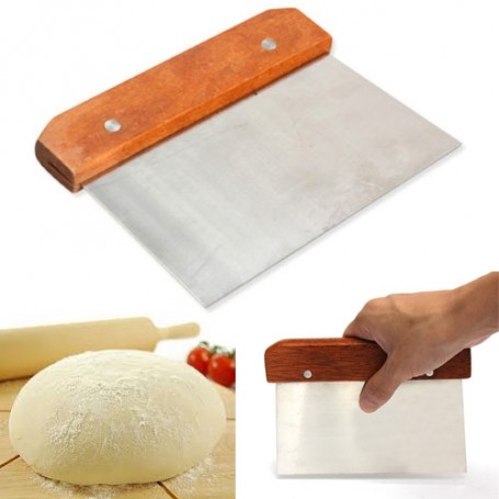 inox coupe-pâte boulangerie professionnel, corne à pâtisserie avec échelle,  grattoir à pâtisserie antidérapant, ustensile de